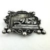 Early Mexican Silver Siesta in the Sun Brooch