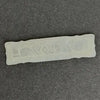 Eleven Rectangular Antique Chinese Mother of Pearl Gaming Chips