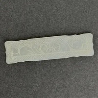 Eleven Rectangular Antique Chinese Mother of Pearl Gaming Chips