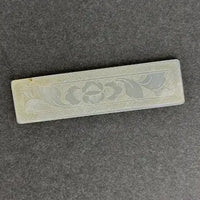 Eleven Rectangular Antique Chinese Mother of Pearl Gaming Chips