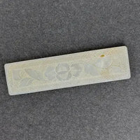 Eleven Rectangular Antique Chinese Mother of Pearl Gaming Chips