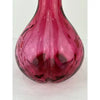 Fenton Diamond Optic Cranberry Bitters Bottle