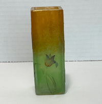 Antique Daum Nancy Art Glass Bud Vase