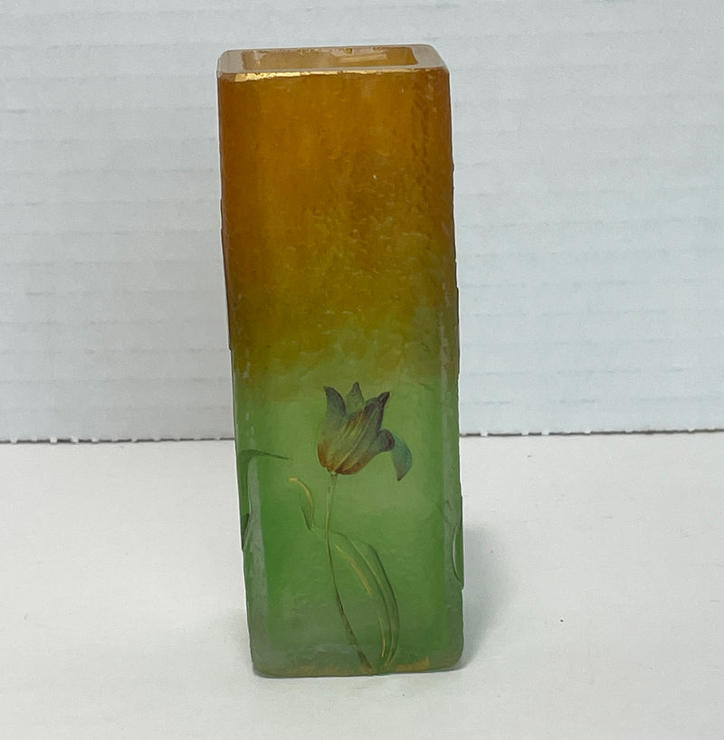 Antique Daum Nancy Art Glass Bud Vase