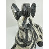 Glass Mosaic Zebra Sculpture by Brazilian Artist Jobi