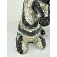 Glass Mosaic Zebra Sculpture by Brazilian Artist Jobi