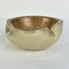 Gold Copper Vintage Hand Blown Art Glass Ashtray/Bowl