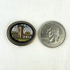 Grand Tour Era Micromosaic Brooch Roman Ruin