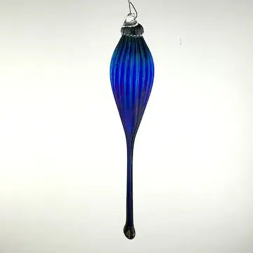 Hand Blown Dichroic Glass Ornament