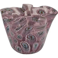 Hand Blown Italian Glass Handkerchief Bowl by Fratelli Toso