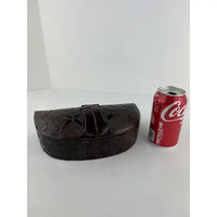 Hand Carved African Antique Tukula Box by Kuba Tribe