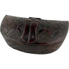 Hand Carved African Antique Tukula Box by Kuba Tribe