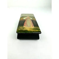 Hand Painted Russian Black Lacquer Box