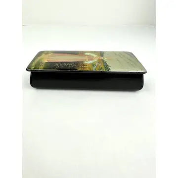 Hand Painted Russian Black Lacquer Box