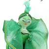 Handblown Green Fairy Glass Christmas Ornament