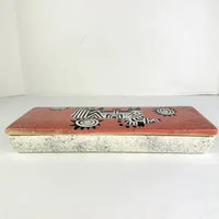 Handmade Midcentury Ceramic Box Signed Jimenez