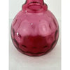 Hobbs Brockunier Cranberry Glass Barbers Bitters Bottle