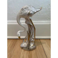 Rare Hollywood Regency Gilded Flamingos