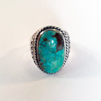 Native American Vintage Turquoise Ring Stamped “y”