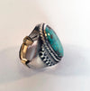 Native American Vintage Turquoise Ring Stamped “y”