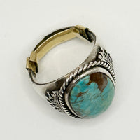 Native American Vintage Turquoise Ring Stamped “y”