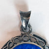 Mexican Silver and Lapis Pendant