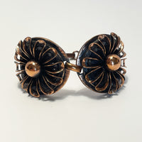 Rebajes Copper Double Flower Bracelet