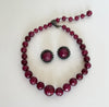 Miriam Haskell Gripoix Glass Bead Demi Parure