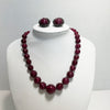 Miriam Haskell Gripoix Glass Bead Demi Parure