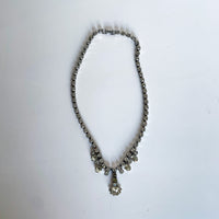 Wiesner Clear Rhinestone Vintage Choker Necklace