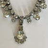 Wiesner Clear Rhinestone Vintage Choker Necklace