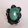 Native American Turquoise and Silver Ring Size 5 Signed