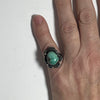 Native American Turquoise and Silver Ring Size 5 Signed