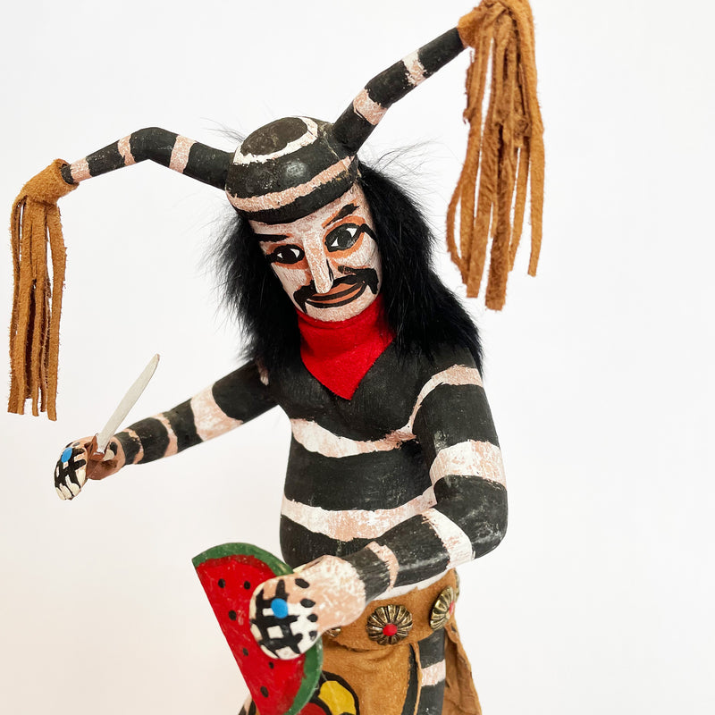 Vintage Hopi Kachina Koshari by Les H.