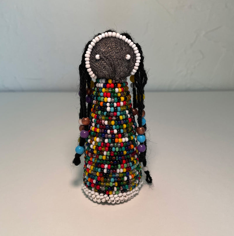 Vintage African Ndebel Beaded Doll