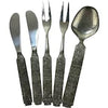 Konge Tinn Royal Pewter Mid Century Flatware from Norway