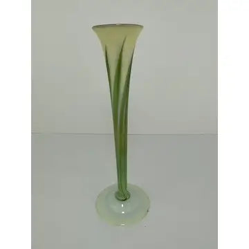 L. C. Tiffany Art Nouveau Pulled Feather Vase As Found