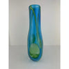 Large Hand Blown Art Glass Water Lily Vase