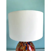 Large Hand Blown Glass Millefiori Lamp