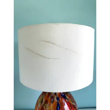 Large Hand Blown Glass Millefiori Lamp