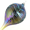 Large Hand Blown Iridescent Glass Ornament