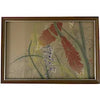 Late 1800s Early 1900s Japanese Woodblock Floral Motif