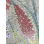 Late 1800s Early 1900s Japanese Woodblock Floral Motif