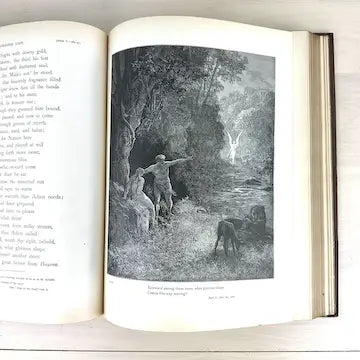 Rare Late 1800’s Milton’s Paradise Lost Illustrated by Gustave Dore