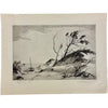 Limited Edition “Sand Dunes” Drypoint Print by Ronau William Woiceske Circa 1930