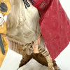 Lori Mitchell Paper Mache Folk Art Little Red Riding Hood Figurine