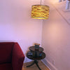 Mid Century Style Hanging Drum Lamp