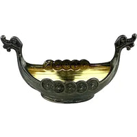 Magnus Aase Sterling Silver Viking Boat Open Salt