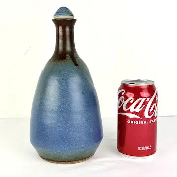 Mid Century Modern Signed Scandinavian Stoneware Bottle