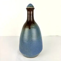 Mid Century Modern Signed Scandinavian Stoneware Bottle